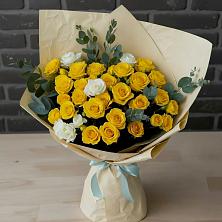 Букет цветов из:  Розы в Рождественском