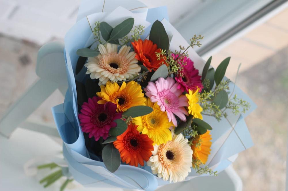 Букет цветов из: Герберы в Рождественском