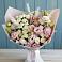 Букет цветов из: Альстромерии и Розы в Рождественском
