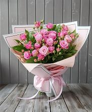 Букет Розовый кустик #REPLACE_PRED# Рождественском