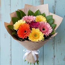 Букет цветов из:  Герберы в Рождественском