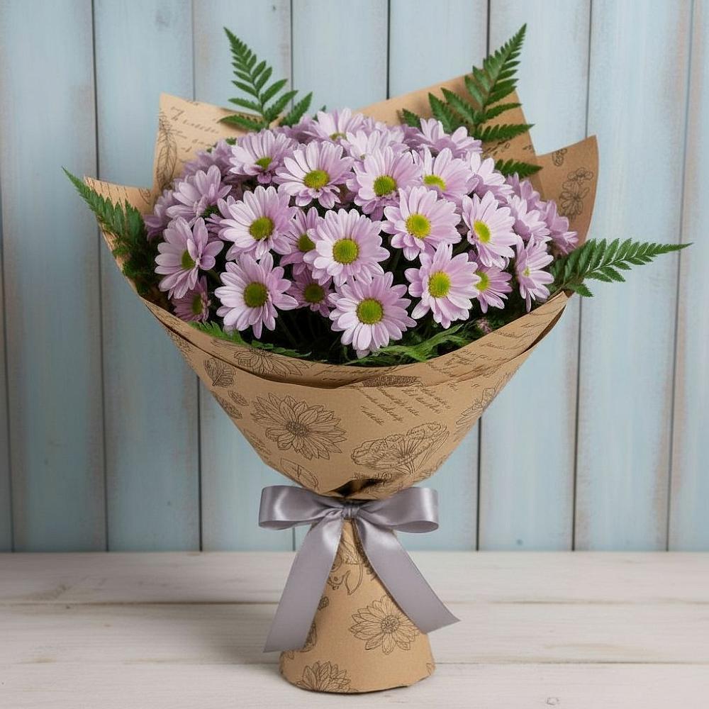 Букет цветов из: Хризантемы в Рождественском