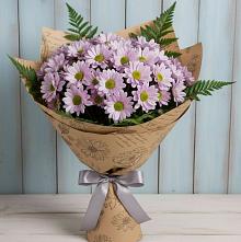 Букет цветов из:  Хризантемы в Рождественском