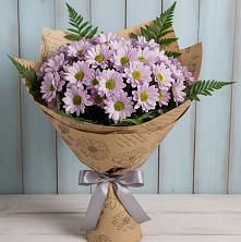 Букет цветов из:  Хризантемы в Рождественском