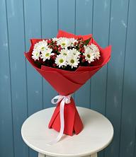Букет цветов из:  Хризантемы в Рождественском