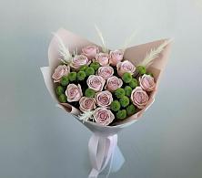 Букет цветов из:  Розы и Хризантемы в Рождественском