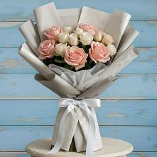 Букет цветов из:  Розы в Рождественском
