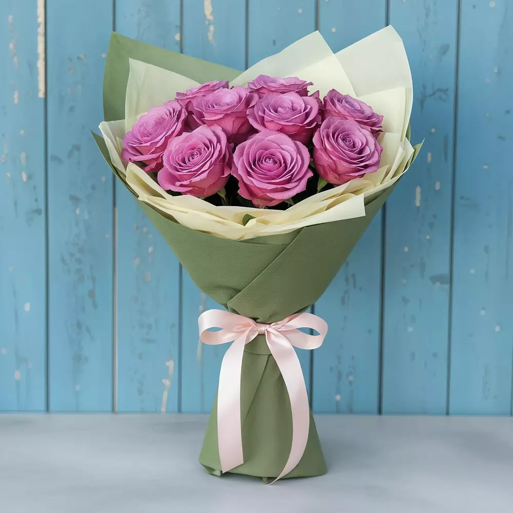 Букет Розы Фёрст Леди в Рождественском