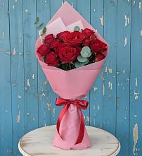Букет цветов из:  Розы в Рождественском