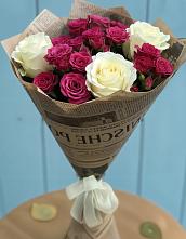 Букет цветов из:  Розы в Рождественском