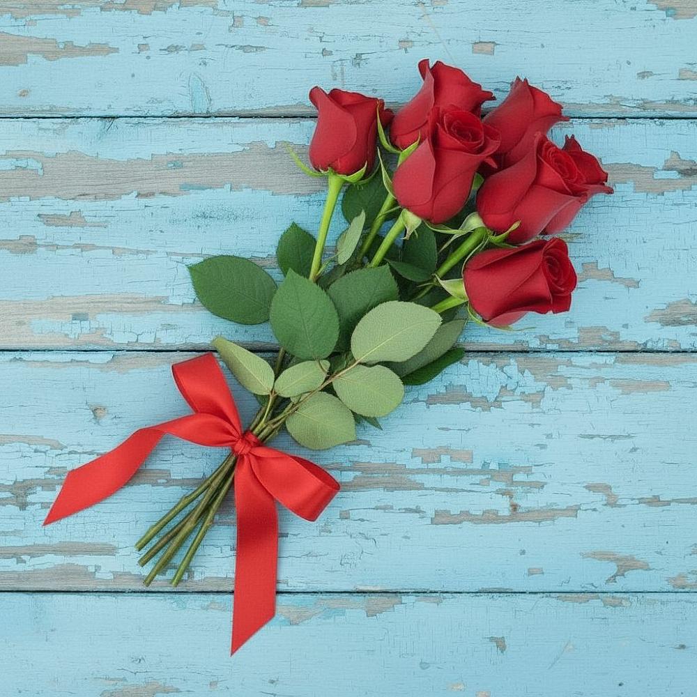 Букет Красные розы в Рождественском