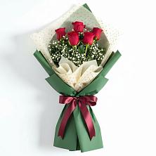 Букет цветов из:  Розы в Рождественском